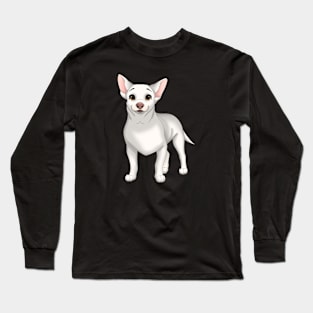 White Chihuahua Dog Long Sleeve T-Shirt